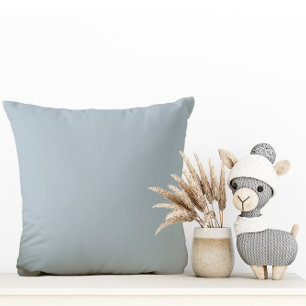 Dusky Light Winter Blue - Throw Pillow