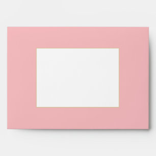 Dusky Pink/Peach Envelope with Floral lining