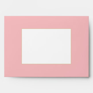 Dusky Pink/Peach Envelope with Floral lining