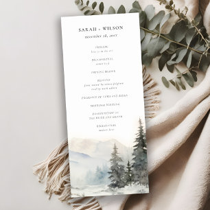 Dusky Winter Snow Mountain Landscape Program