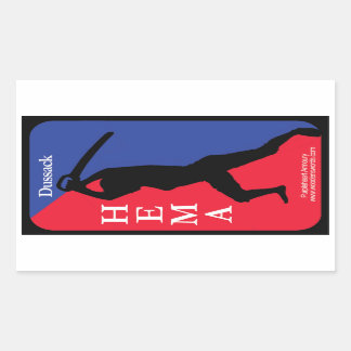 Dussack HEMA decal Rectangular Sticker