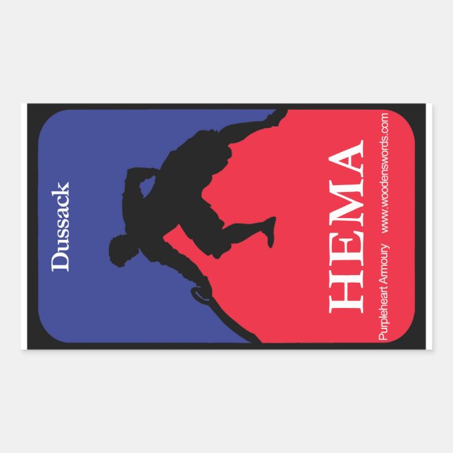 Dussack HEMA decal Rectangular Sticker (Front)