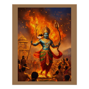 Dussehra Delight: Triumph of Good on Evil Poster