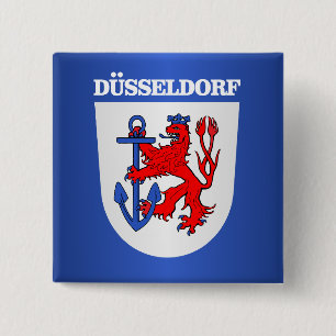 Dusseldorf 15 Cm Square Badge