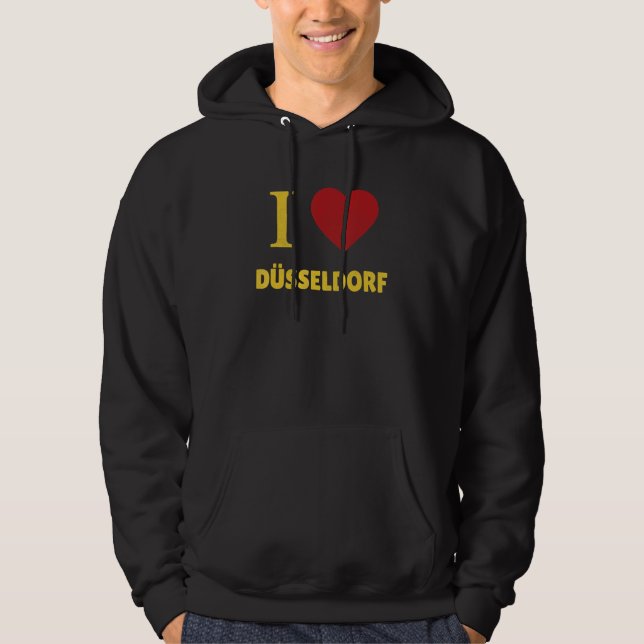 Dusseldorf Dialect Rhine Westphalia Germany Souven Hoodie (Front)