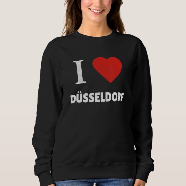 Dusseldorf Dialect Rhine Westphalia Germany Souven Sweatshirt (Front)