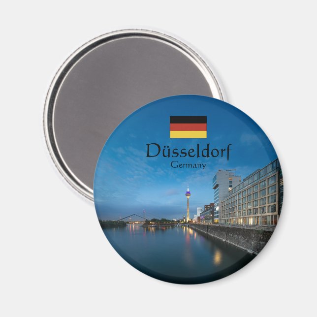 Dusseldorf Germany Magnet (Front/Back)