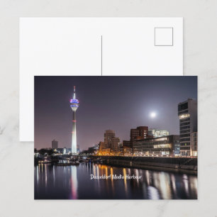 Dusseldorf, Media Harbour (labelled) Holiday Postcard