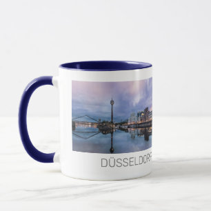 Dusseldorf Skyline Germany Holiday Sunset Souvenir Mug
