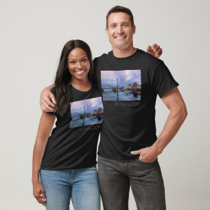 Dusseldorf Skyline Germany Holiday Sunset Souvenir T-Shirt