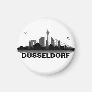 Düsseldorf Skyline refrigerator Magnet