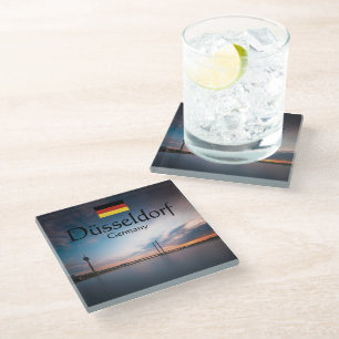 Dusseldorf Souvenir Glass Coaster