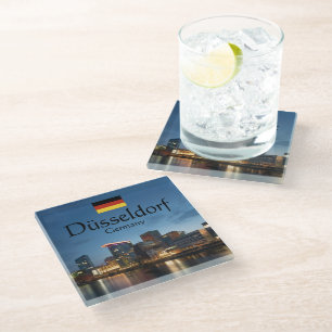 Dusseldorf Souvenir Glass Coaster