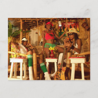 Dusstilldaan caribbean reggea bar post card