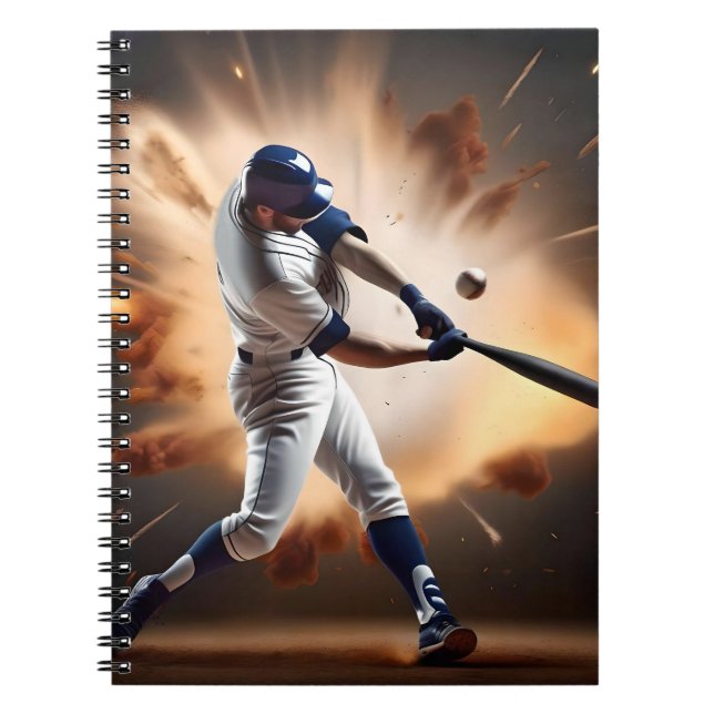 Dust And Glory: Baseball The Home Run Notebook (Front)