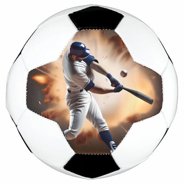 Dust And Glory: Baseball The Home Run Soccer Ball (Front)