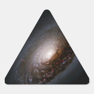 Dust Band Around the Nucleus of the Black Eye Gala Triangle Sticker