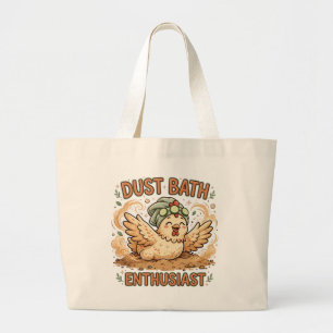 Dust Bath Enthusiast Funny Chicken Tote