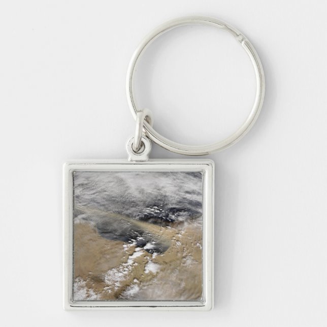 Dust blows off the coast of Libya Key Ring (Front)