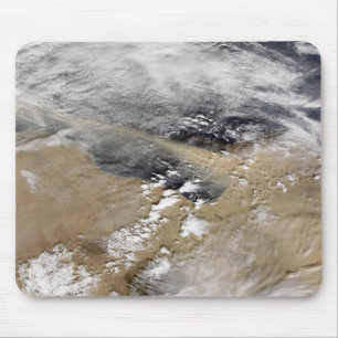 Dust blows off the coast of Libya Mouse Pad