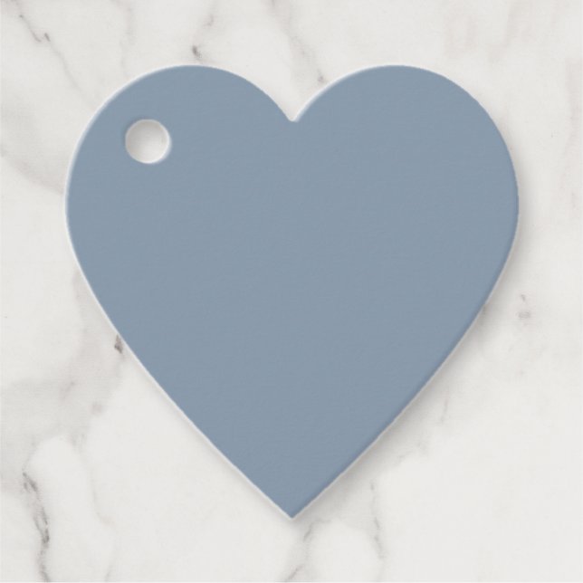 Dust Blue Favour Tags (Front)