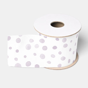 Dust Confetti Watercolor Dots Ribbon Grosgrain Ribbon