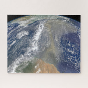 Dust Heading Toward South America Jigsaw Puzzle