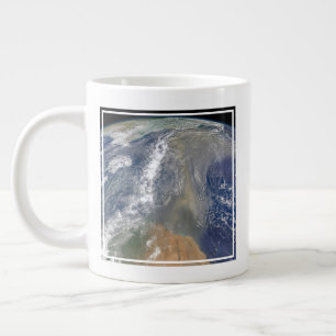Dust Heading Toward South America Large Coffee Mug