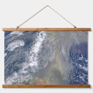 Dust Heading Towards South America Hanging Tapestry