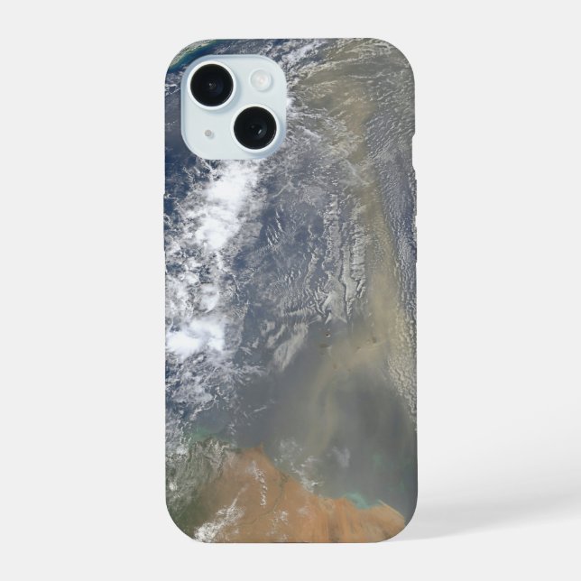 Dust Heading Towards South America iPhone 15 Case (Back)