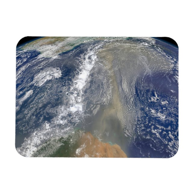 Dust Heading Towards South America Magnet (Horizontal)