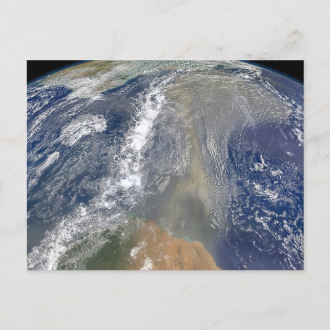 Dust Heading Towards South America Postcard (Front)