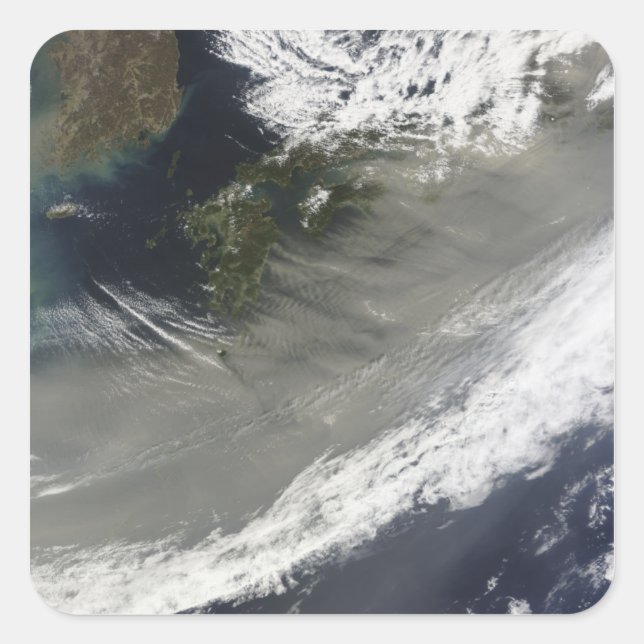 Dust over Japan Square Sticker (Front)