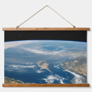 Dust Over The Mediterranean Sea And Cyprus Island Hanging Tapestry