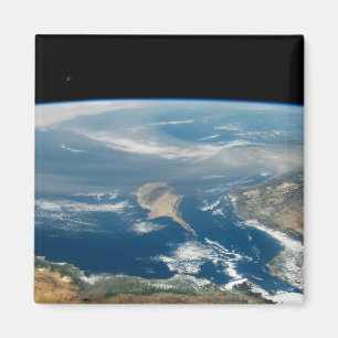 Dust Over The Mediterranean Sea And Cyprus Island Magnet
