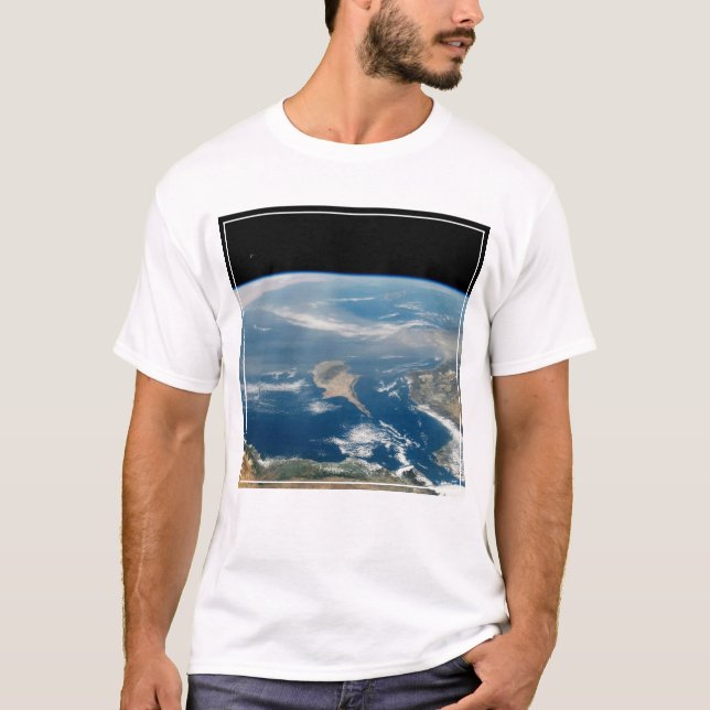 Dust Over The Mediterranean Sea And Cyprus Island T-Shirt (Front)