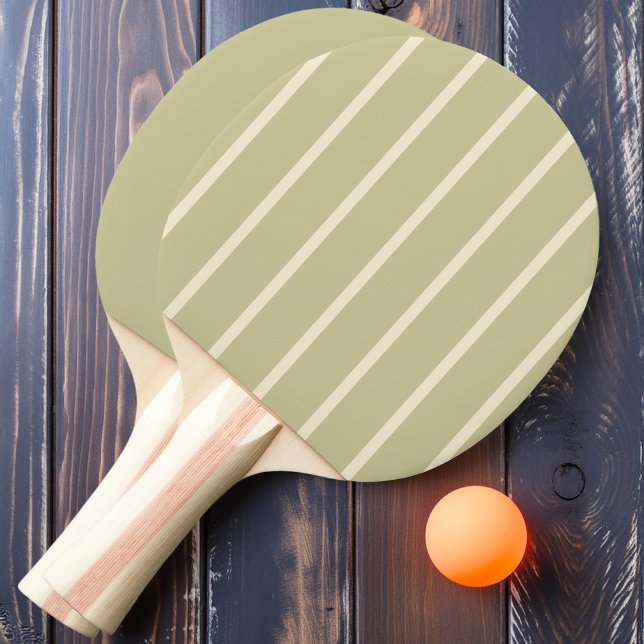 Dust Sage Striping and Solid  Ping Pong Paddle (Creator Uploaded)