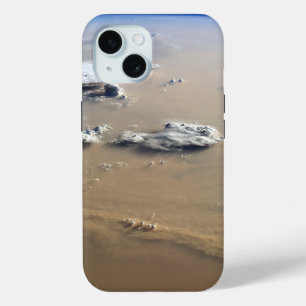 Dust Storm Across The Sand Seas Of Sahara Desert. iPhone 15 Case
