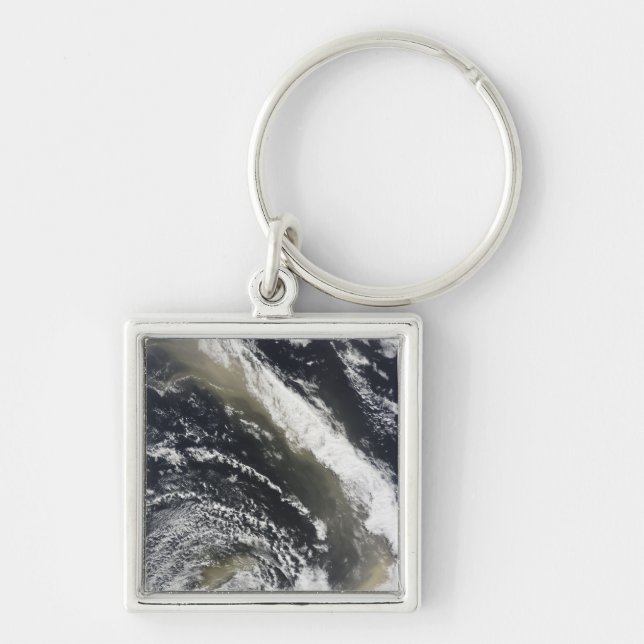 Dust storm blowing over the Tasman Sea Key Ring (Front)
