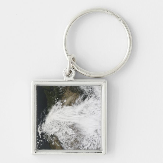 Dust storm in eastern Washington, USA Key Ring (Front)