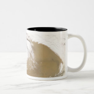 Dust storm in northern China 2 Two-Tone Coffee Mug