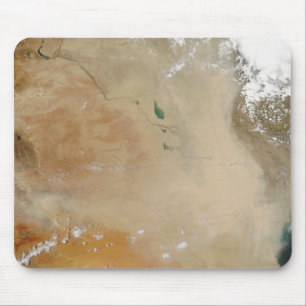 Dust storm in the Middle East Mouse Pad