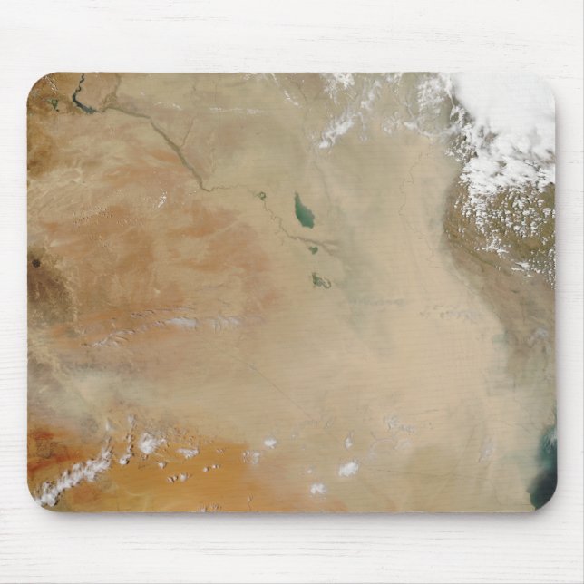Dust storm in the Middle East Mouse Pad (Front)