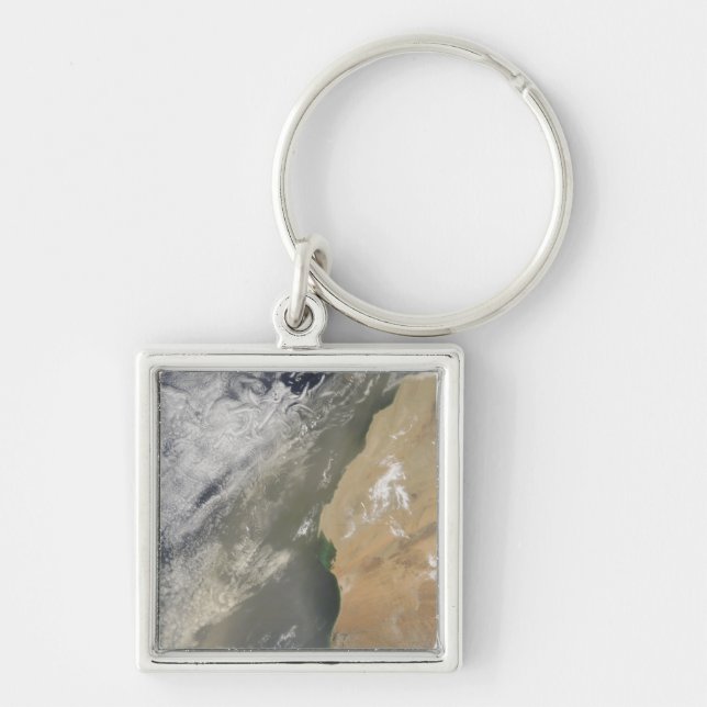 Dust storm off West Africa Key Ring (Front)