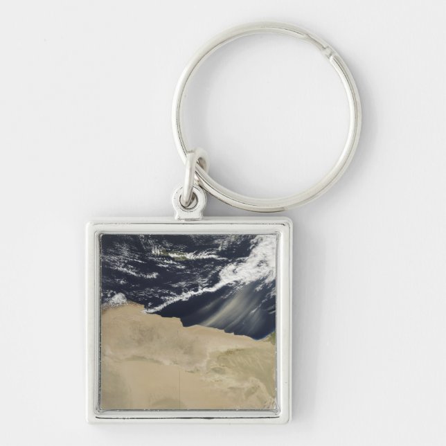 Dust storm over Egypt Key Ring (Front)