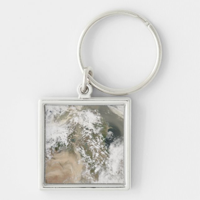 Dust storms over the Middle East Key Ring (Front)