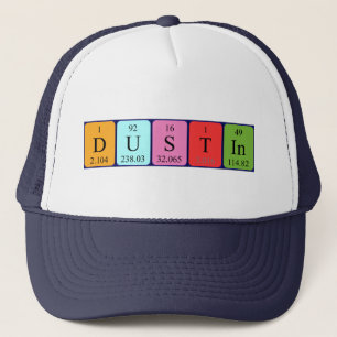 Dustin periodic table name hat
