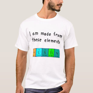 Dustin periodic table name shirt