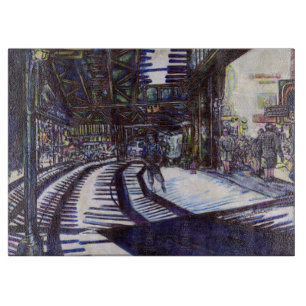 Dusting the Piano Cutting Board