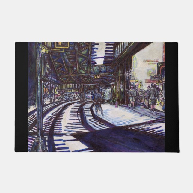 Dusting the Piano Doormat (Front)